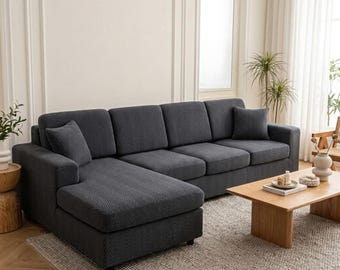 Jacquard Cover Stretch Sofa Seat Cover Couch Cushion Protector Washable Furniture Slipcover Elastic Loveseat Sofa Protector Pet Hair Shield