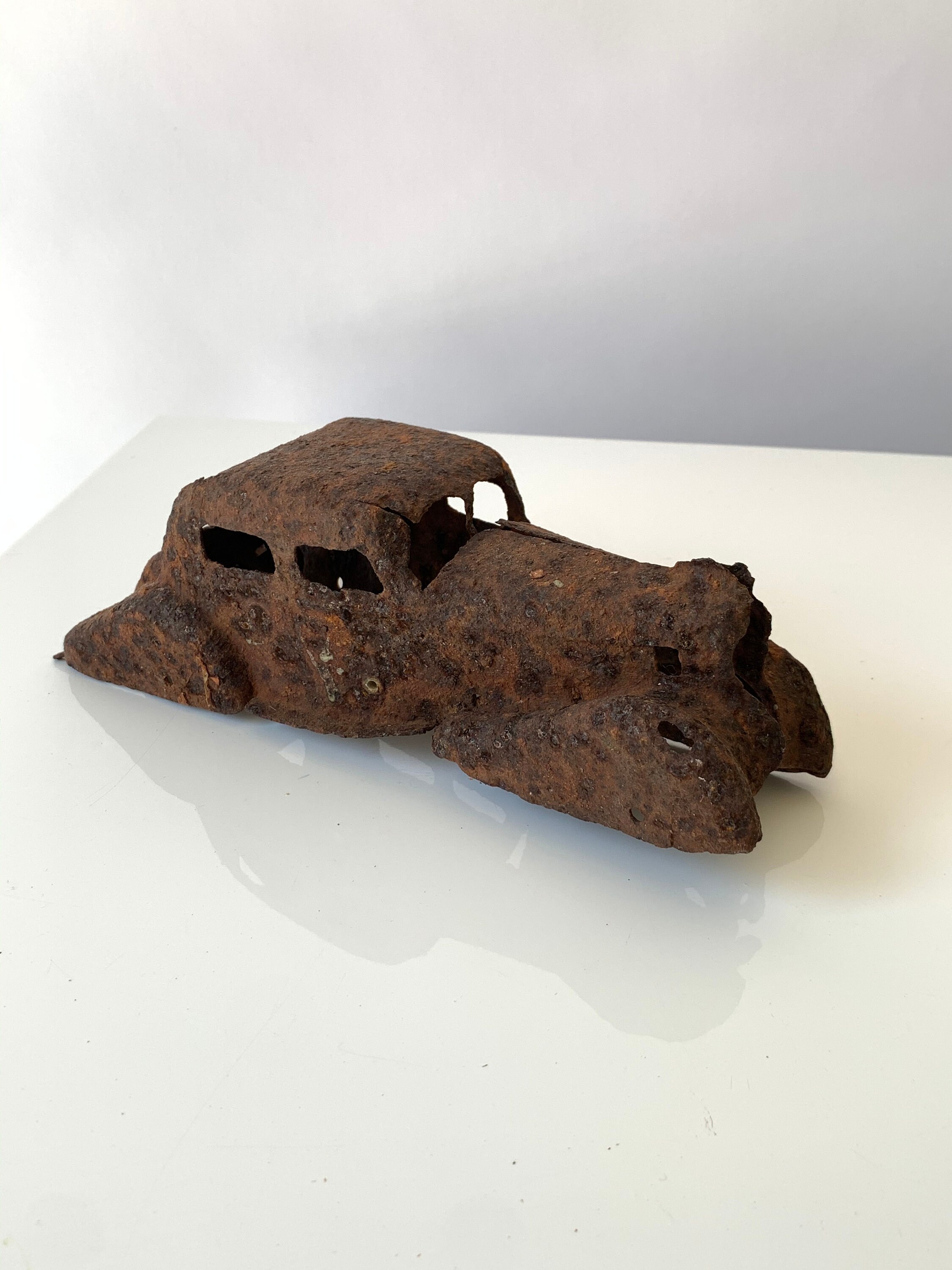 Vintage rusty toy car Etsy