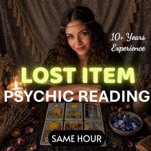Lecture psychique d'objets perdus à la même heure, recherche d'objets perdus, lecture d'objets manquants, conseils d'une clairvoyance pour localiser des objets perdus