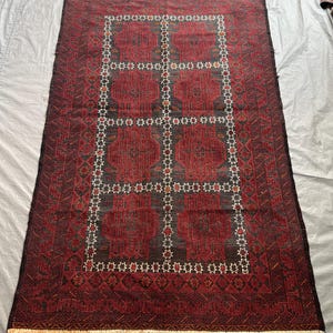 Houtskoolgrijs Sumak kelimtapijt van 4,2 x 6,4 ft handgeweven vintage plat geweven vloerkleed tribal interieur boho woonkameraccent