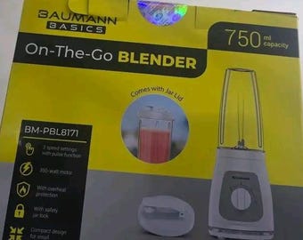 Baumann Basics draagbare blender voor onderweg, inhoud 750 ml, compact ontwerp
