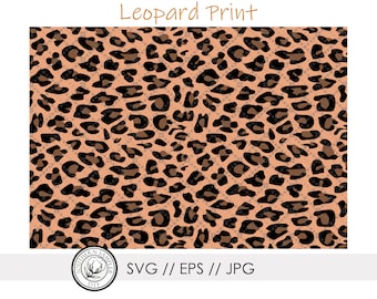 Leopard Print SVG, jpg, eps Digital Wallpaper / Rose Pink Tones Leopard Cheetah Craft File