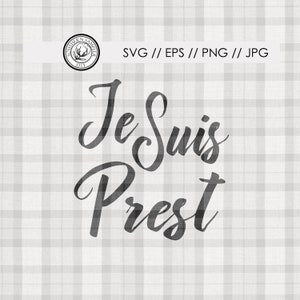 Outlander Je Suis Prest Clan Fraser Motto SVG, jpg, eps, png / Jamie Fraser Scotland  Silhouette Cricut cut file print graphic