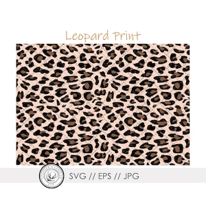 Leopard Print SVG, jpg, eps Digital Wallpaper / Blush Pink Rose Tones Leopard Cheetah Craft File