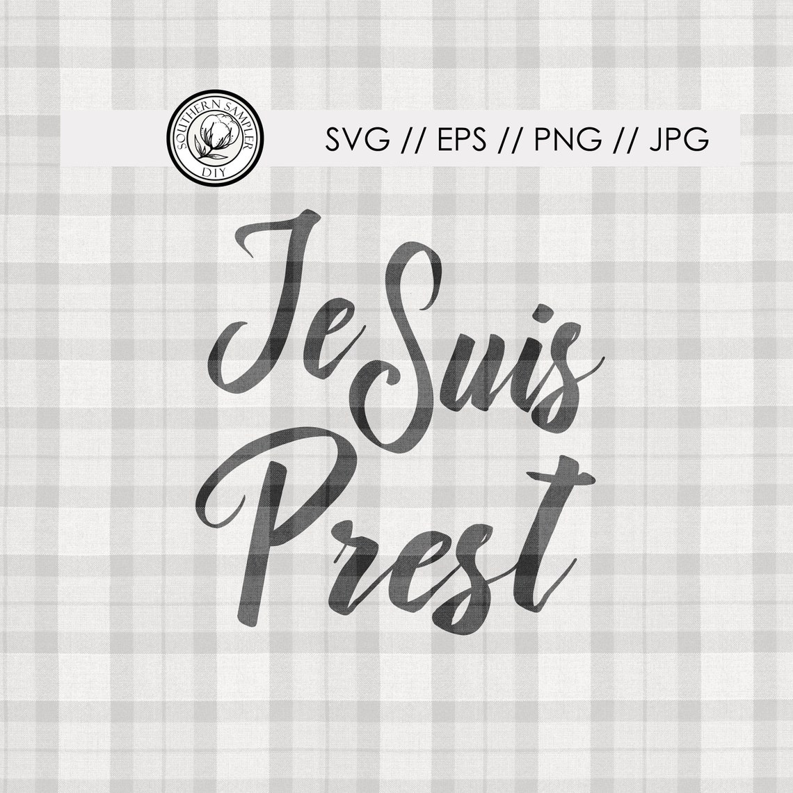 Outlander Je Suis Prest Clan Fraser Motto SVG, Jpg, Eps,