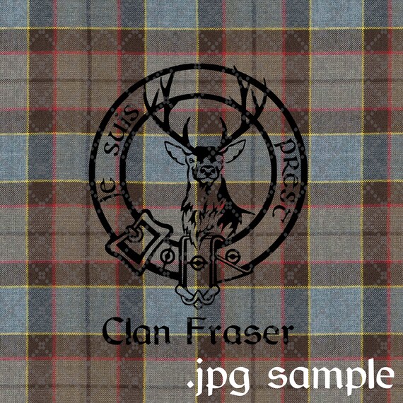 Outlander logo Clan Fraser ciondolo in Argento 925-produzione artigiana