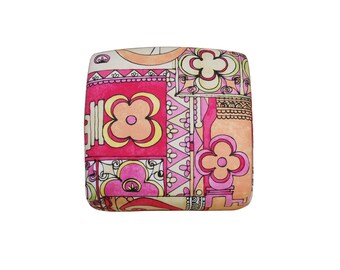 Extra Large/Jumbo 6" x 6" Pincushion with Feet // Sewing Supplies // Sewing Gift // Haberdashery