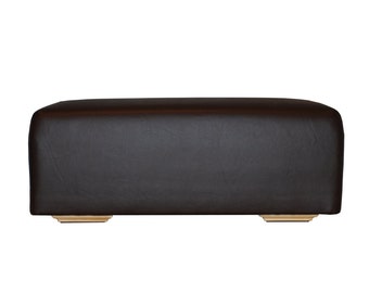 20"Lx12"Wx8"H Upholstered Faux Leather Dog Step for Small Dogs