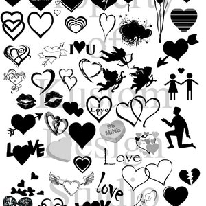 Scalable Vector Images - 50 Love Vector Images