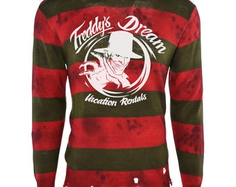 Alquileres vacacionales de ensueño de Freddy Vector SVG, PNG, EPS, diseño de camiseta de disfraz de Halloween Película de terror Freddy Krueger Pesadilla en Elm Street