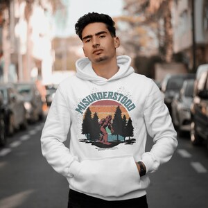 Misunderstood - Bigfoot, Sublimation PNG,  Jpeg, PDF, SVG