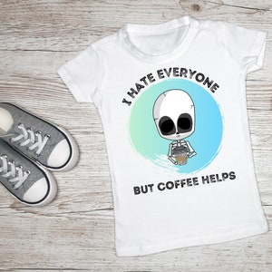 Odio todo, pero coffee helpse PNG, JPEG