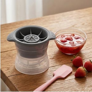 Silikon ismaskin kopp cylinder iskubform platsbesparande pressisform för whiskycocktails sommardrycker