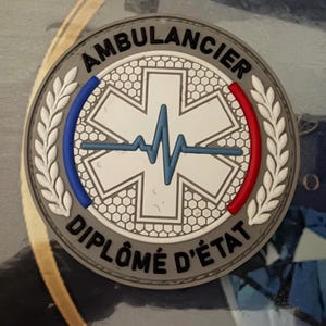 PVC-patch, ambulance, grijs