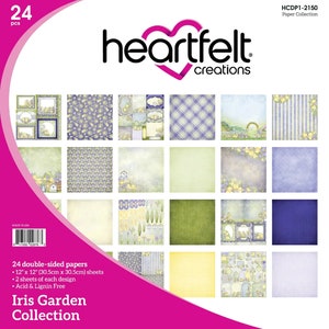 Heartfelt Creations Papierkollektionen - Iris Garden HKEP1-2150