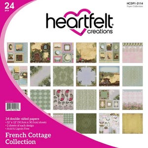 Kolekcje papierów Heartfelt Creations - French Cottage HCDP1-2114