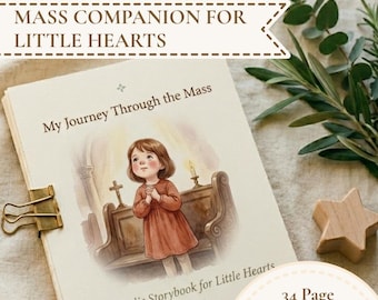 Libro de cuentos sobre la misa católica para niños: guía ilustrada para seguir la lectura (descarga digital)