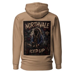 Unisex Northvale ICED UP Hoodie | Frozen Warrior Graphic Streetwear