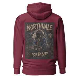 Unisex Northvale ICED UP Hoodie | Frozen Warrior Graphic Streetwear