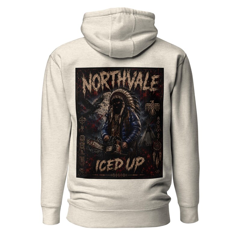 Unisex Northvale ICED UP Hoodie | Frozen Warrior Graphic Streetwear
