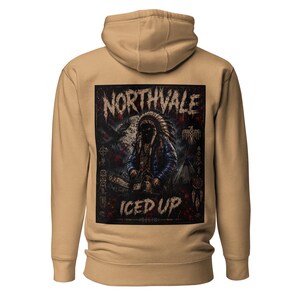 Unisex Northvale ICED UP Hoodie | Frozen Warrior Graphic Streetwear