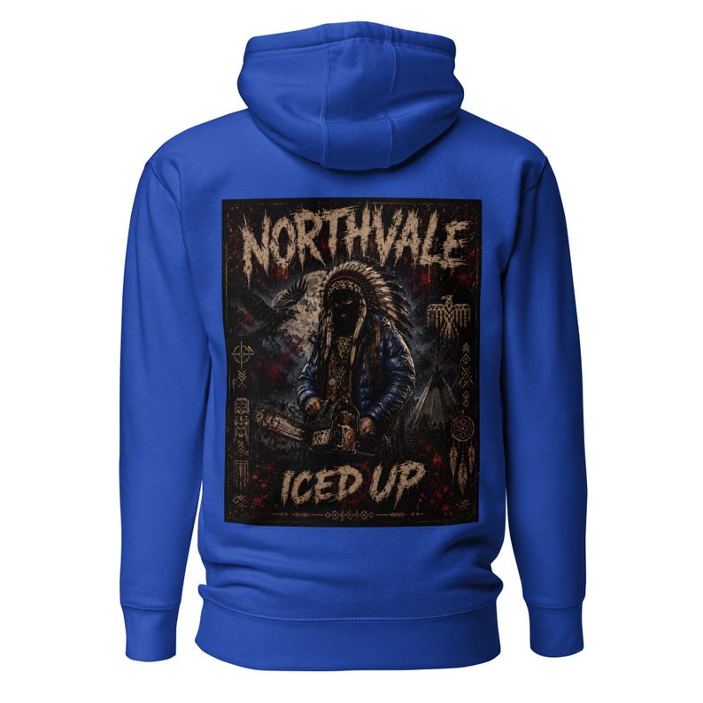 Unisex Northvale ICED UP Hoodie | Frozen Warrior Graphic Streetwear