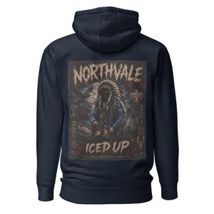 Unisex Northvale ICED UP Hoodie | Frozen Warrior Graphic Streetwear