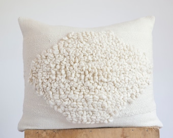 Fluffy pillow ROMBO geometric cushion cover
