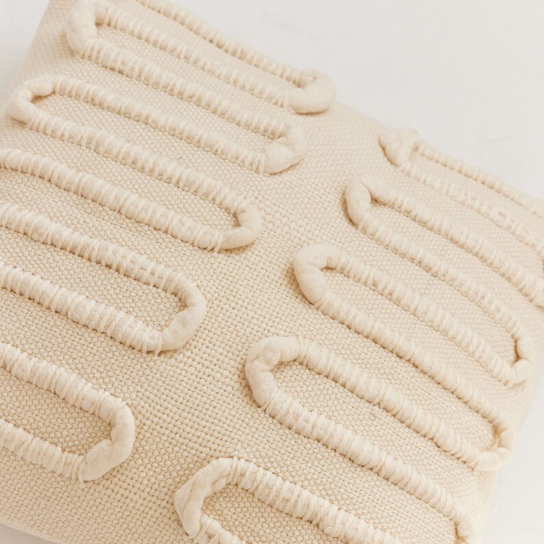 Photo inspiration: Gallery Detail: Organic Wool Embroidered Kun Meditation Pillow Cover Handwoven Eco