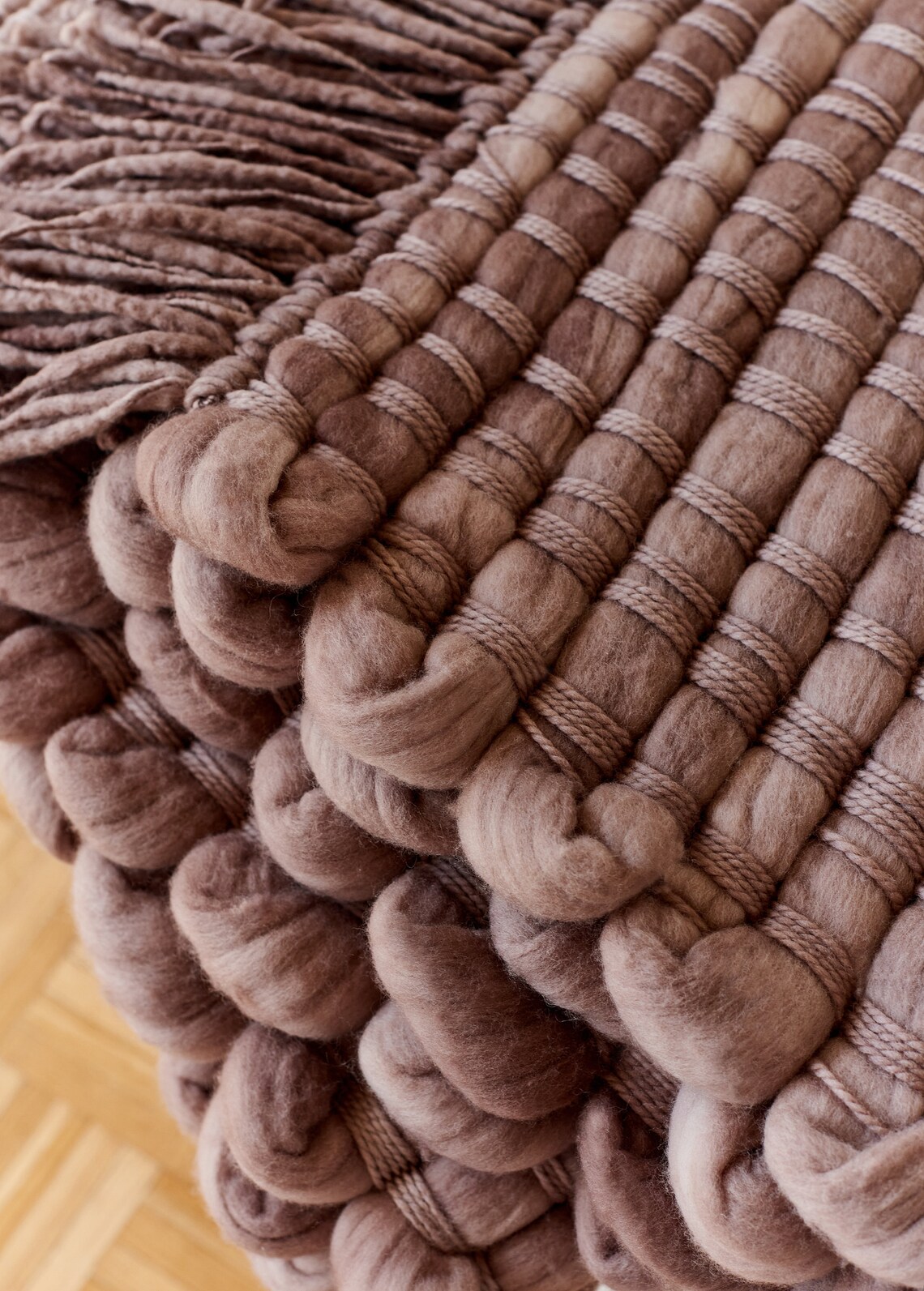 Chunky Blanket Merino Wool Heavy cozy wool wrap Autumn Home Etsy