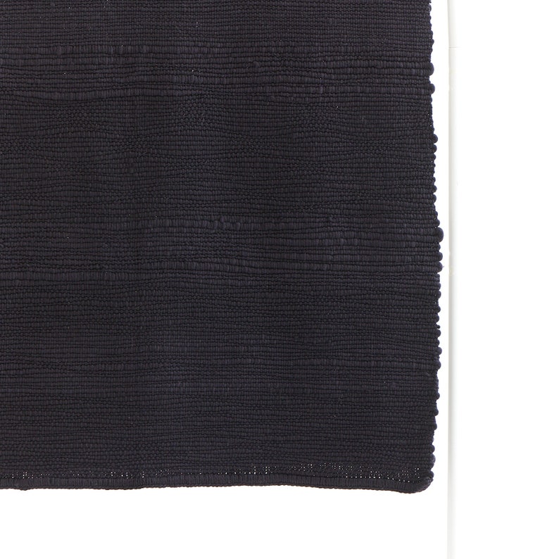 Black Nordic Cozy Merino Wool Blanket image 3