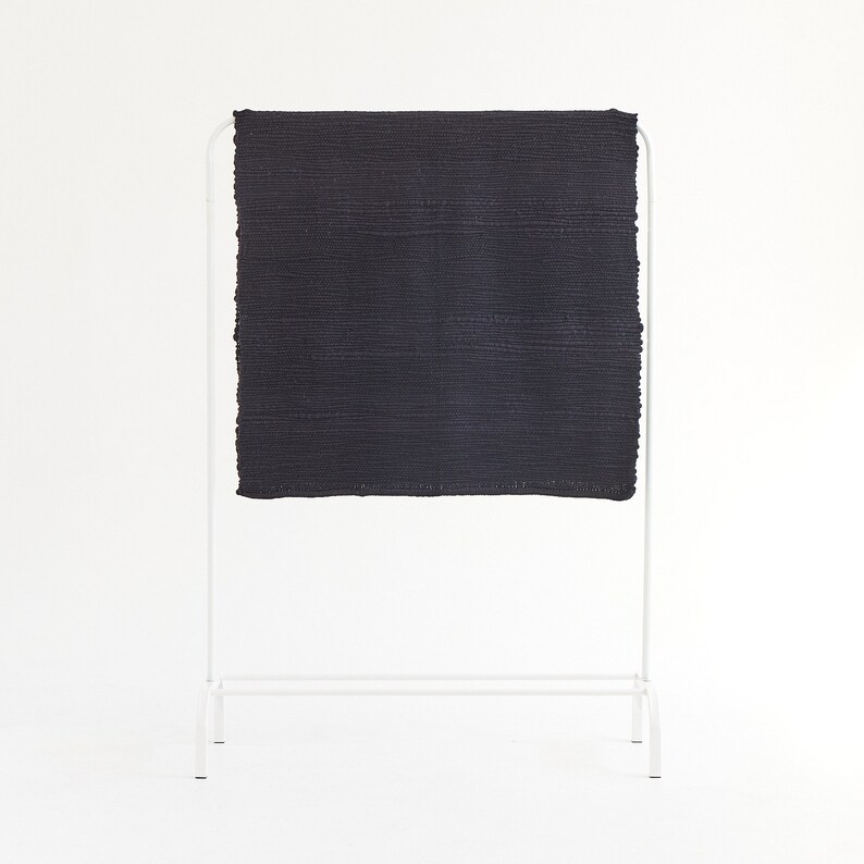 Black Nordic Cozy Merino Wool Blanket image 2