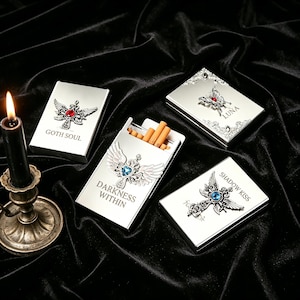 gothic cigarette holder Goth It’s the Roaring Twenties Gothic Cross Cigarette Case –