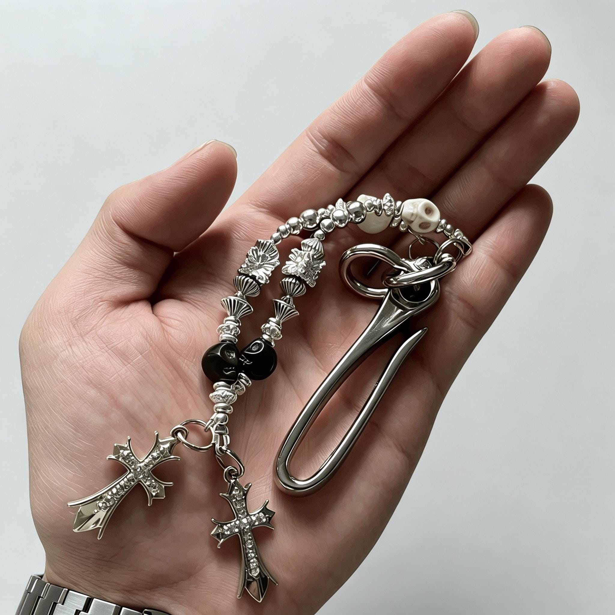Rhinestone Wallet Chain - Etsy