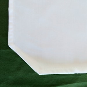 12 x 18 inch white placemats, neutral dining table mats