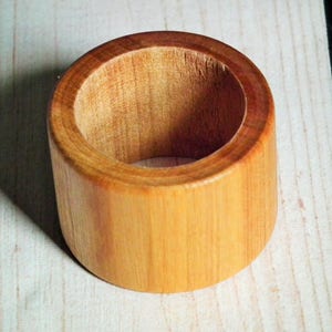 Blank wood napkin rings