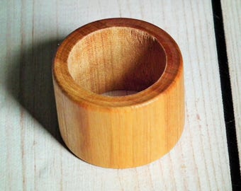 Blank wood napkin rings, made to order