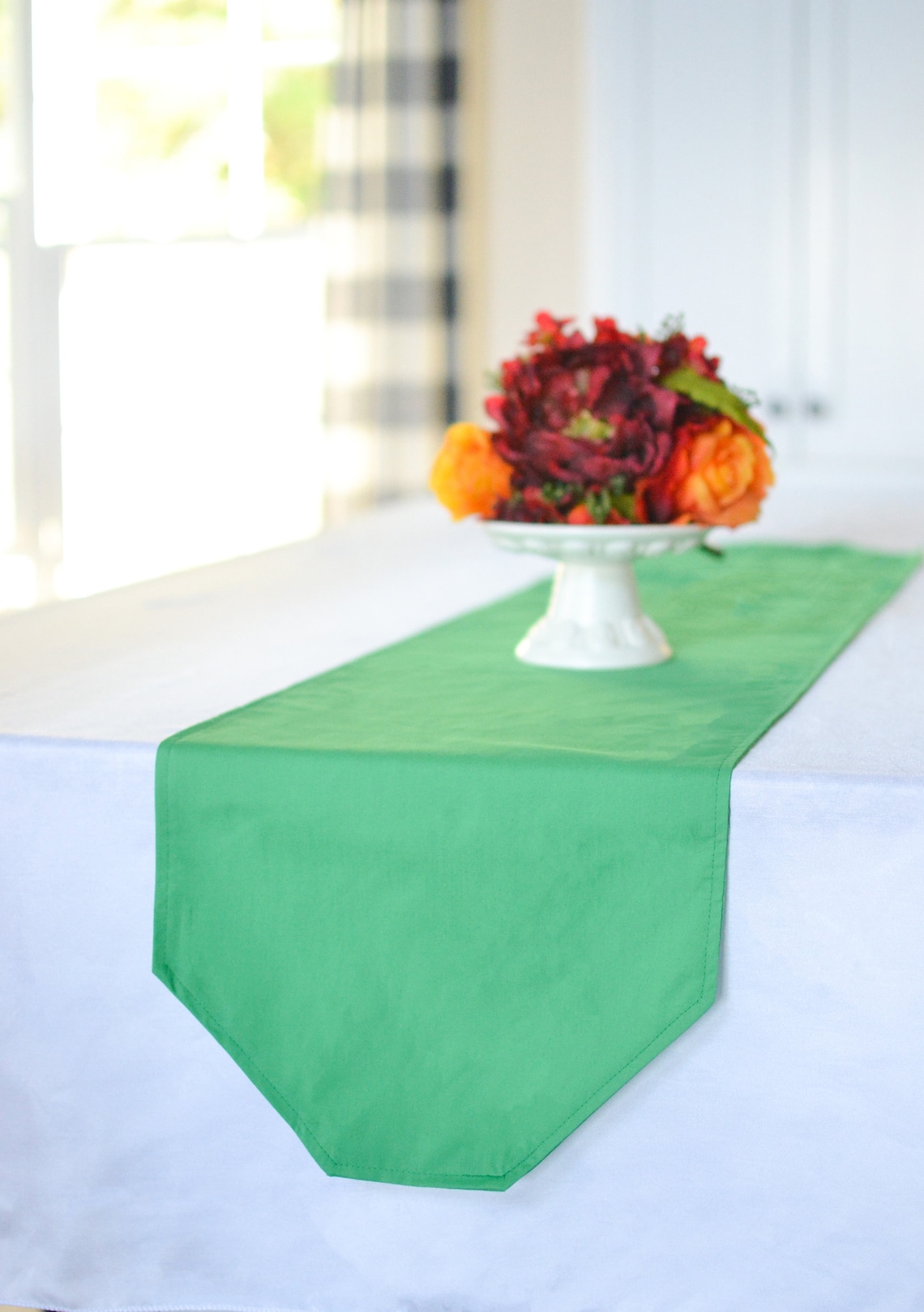 Solid Gold Table Runner Mustard Yellow Dining Room Decor Etsy