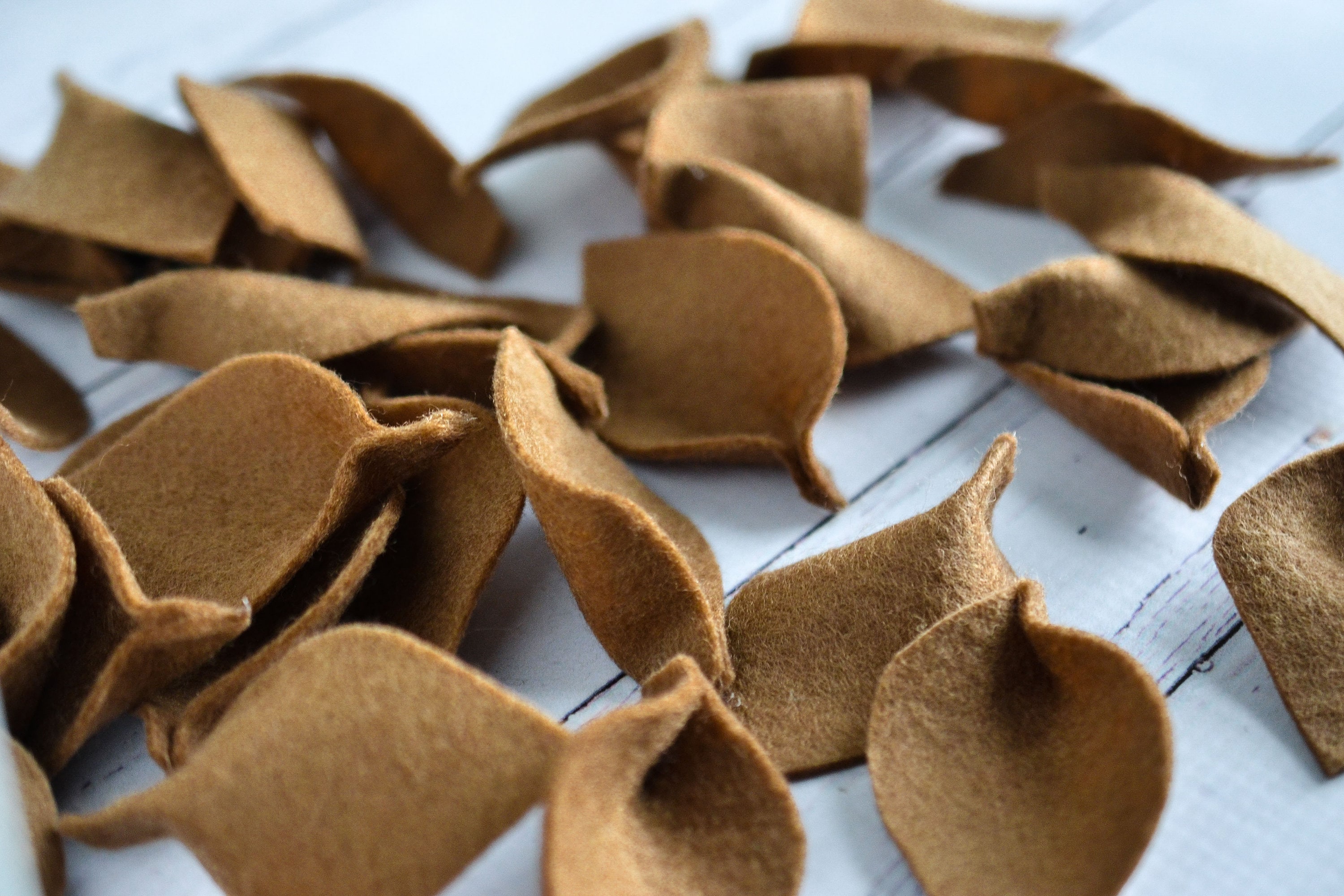 Wool Felt Leaves in 100 Colors for Petal Toss Flower Girl Etsy