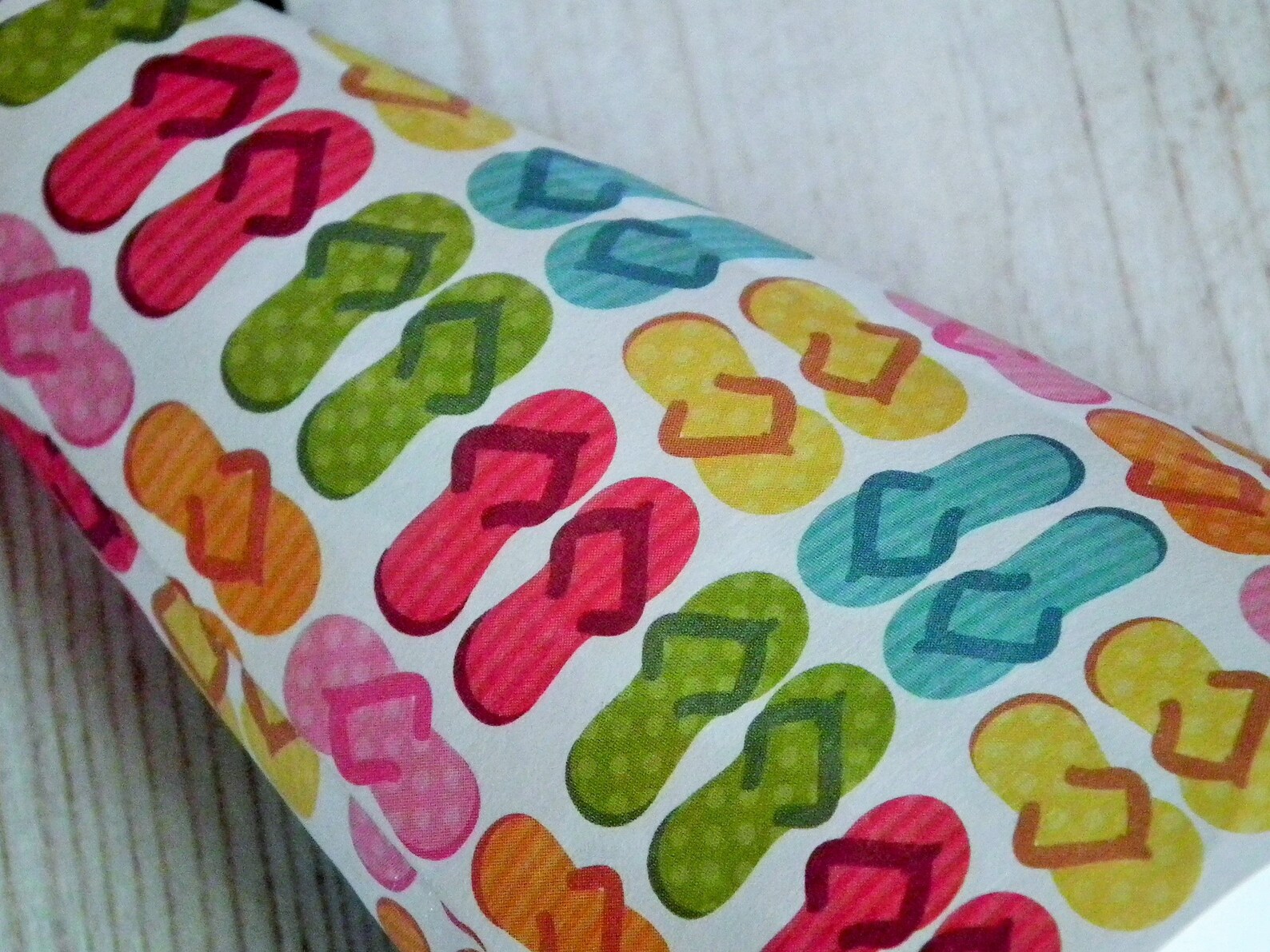 Flip Flops Print Paper Confetti Cones Rose Petal Toss Summer Etsy