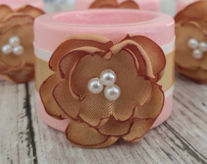 Small Royal Blue Fabric Napkin Rings Made to Order Etsy