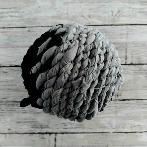 Black and dark gray ball bowl ornament, 3 inch (7cm) centerpiece filler, striped home decor