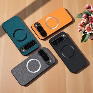 Fabric Cloth MagSafe Case for Google Pixel – Shockproof Magnetic Cover