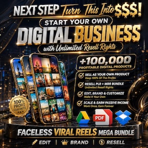 100,000+ Viral Reels Bundle | Faceless Content | AI Animated Videos | TikTok Instagram YouTube Shorts Pack PLR MRR image 2