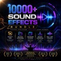 10,000+ Sound Effects Bundle | YouTube, Cinematic, Ultimate SFX Pack, Sound Effect Library, Video Editing
