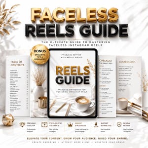 Faceless Reels Bundle | Aesthetic Videos for Instagram TikTok YouTube Shorts | Faceless Marketing | PLR MRR Resell Rights | Instant Download image 8