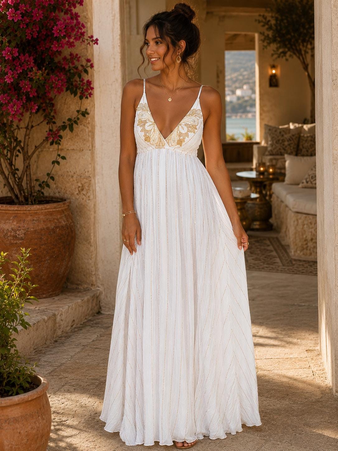 white lace short dress with sleeves Pretty Wedding Party Dress, White Graduation Yumi Red Rose Print Long Sleeves Size:EU 45 Mauri Shoes