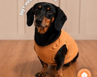 Dachshund T-Shirt Sewing Pattern | Long Body Dog Clothes PDF XS–XL