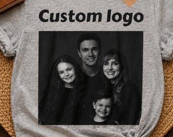 Custom Logo Shirt, Personalized Logo Tee, Custom Design T-Shirt for Business or Team