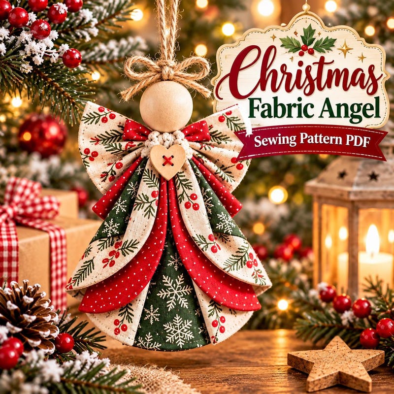 Christmas Angel to Sew - Etsy UK
